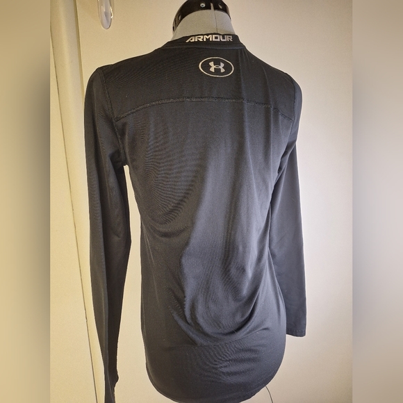Under Armour Coldgear Dark Grey Long Sleeved Pullover Size YXL - Picture 5 of 6